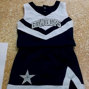 Dallas Cowboys Toddler Cheerleaders Outfit